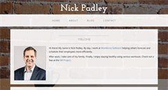 Desktop Screenshot of nickpadley.com